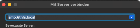 Mit Server verbinden