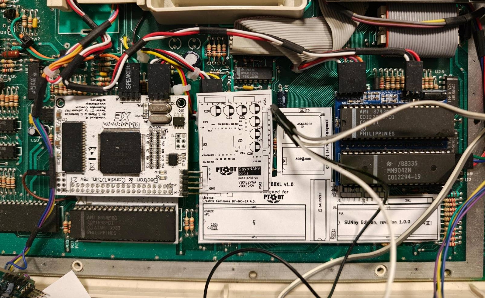 SRAM replacement 1088KB with PTODT Stereo, VBXE and VBXE2VGA converter