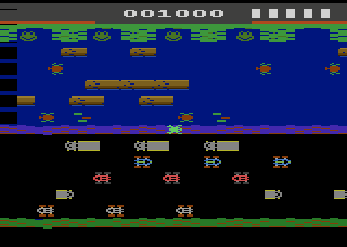 Frogger 4KB remake for Atari2600 01.png