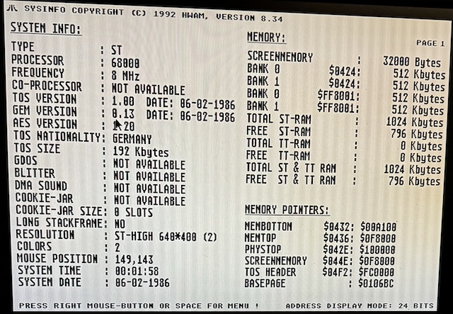 SysInfo (geladen per SidecarT)