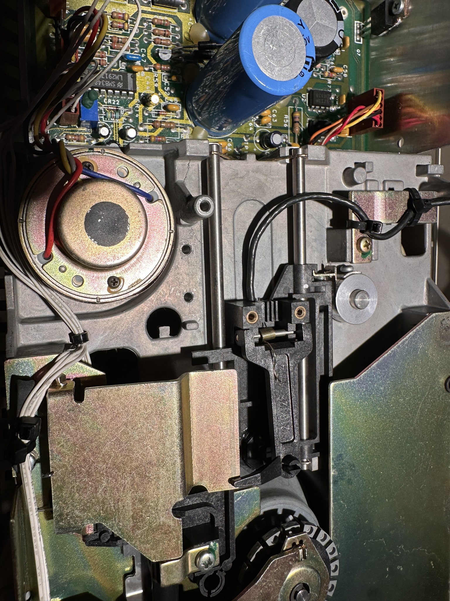 Ohne Sensor am Lese-/Schreibkopf