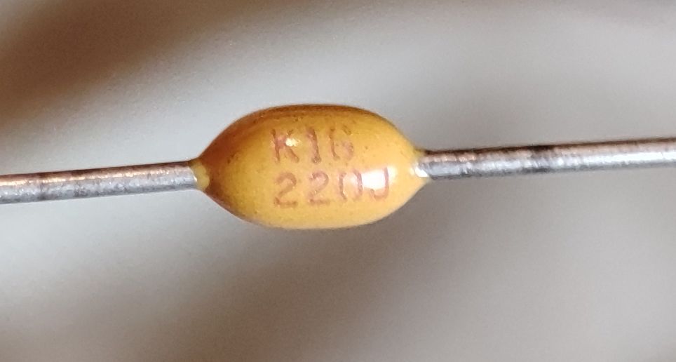 22pF - K1G 220J