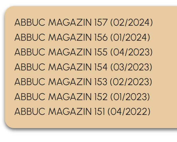 ABBUC Mags.JPG